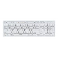 TECLADO SLIM USB OEX BRANCO C/ FIO PC