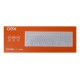 TECLADO SLIM USB OEX BRANCO C/ FIO PC