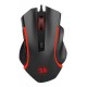 MOUSE P/ JOGO REDRAGON NOTHOSAUR BLACK E RED