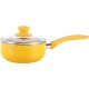 JOGO DE PANELAS LA CUISINE ANTIADERENTE AMARELO CINCO PEÇAS