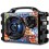 Caixa de Som Mondial FM 100W Led Blueth Micro SD USB Bivolt