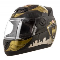CAPACETE  INTEGRAL P/ MOTO PRO TORK - FORRO ANTIAL&Eacute;GICO - C/ ENTRADAS DE AR