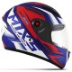 CAPACETE INTEGRAL P/ MOTO MIXXS HELMETS - C/ CINTA JUGULAR DE ENGATE RÁPIDO