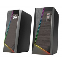CAIXA DE SOM GAMER REDRAGON STEREO PRETO 2.0  5W RMS 