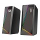 CAIXA DE SOM GAMER REDRAGON STEREO PRETO 2.0  5W RMS 