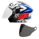 CAPACETE MOTO ABERTO UNISSEX PRO TORK - FOSCO