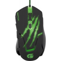 MOUSE GAMER FORTREK C/ USB 3200DPI PRETO E VERDE