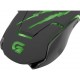 MOUSE GAMER FORTREK C/ USB 3200DPI PRETO E VERDE
