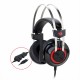 HEADSET GAMER REDRAGON 7.1 PRETO C/ VERMELHO COM FIO - PC 