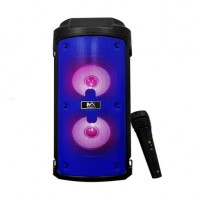 CAIXA DE SOM PORTATIL C/ MICROFONE E BLUETOOTH GRASEP 40W  5V