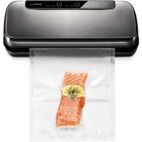 EMBALADORA E SELADORA A V&Aacute;CUO NUTRICHEF C/ MODO SECO E &Uacute;MIDO - A&Ccedil;O INOX  110V