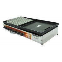 PICANHEIRA CHAR BROILER A G&Aacute;S - A&Ccedil;O INOX C/ CHAPA - 1050x500