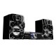 MINI SYSTEM PANASONIC DUPLO 1800W - BLUETOOTH E USB - PRETO