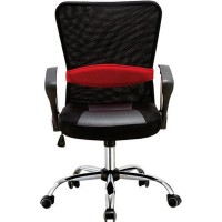 CADEIRA DE ESCRIT&Oacute;RIO PELEGRIN ERGONOMICA - GIRAT&Oacute;RIA C/ ESTOFADO CONFORTAVEL - PRETA