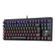 TECLADO MECANICO GAMER T- DAGGER LED RAINBOW