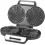 MAQUINA DE WAFFLE 1200W C/ PLACA DUPLA - CONTROLE DE TEMPERATURA - PRETA/INOX 220V