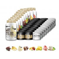 KIT PRO CORPS 10 WHEY PROTEIN - 20 BCAA - 10 CREATINA