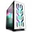 GABINETE GAMER SHARK C/ VIDRO - BRANCO RGB 