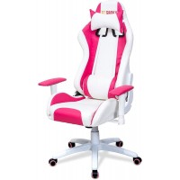 CADEIRA GAMER GOLDENTEC GT - BRANCO/ROSA