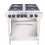 FOGAO INDUSTRIAL 4 BOCAS VENANCIO - C/ FORNO ESMALTADO - INOX