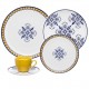 JOGO DE JANTAR OXFORD CERAMICA - C/ 20 PEÇAS - ESTAMPADO