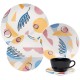 JOGO DE JANTAR OXFORD CERAMICA - C/ 30 PEÇAS - ESTAMPADO