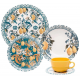 JOGO DE JANTAR OXFORD CERAMICA - C/ 30 PEÇAS - ESTAMPADO