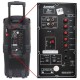 CAIXA DE SOM AMPLIFICADA 850W - C/ TWEETER Bluetooth FM USB SD  