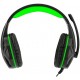 HEADSET GAMER T-DAGGER - C/ LEDS E DRIVERS DE 40MM - PRETO/VERDE