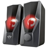CAIXA DE SOM GAMER TRUST 10W - 2.0 SPEAKER - PRETA