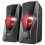 CAIXA DE SOM GAMER 10W - 2.0 SPEAKER - PRETA