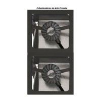 FOGAO DE ALTA PRESSAO C/ 2 BOCAS METALMAQ - 6,5 PERFIL 40X40 GRELHAS