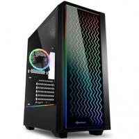 GABINETE GAMER SHARKOON RGB - C/ FAN - LATERAL EM VIDRO