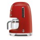 MAQUINA DE CAFE SMEG 1050W - CAPACIDADE P/ 10 XICARAS - SISTEMA ANTI-GOTEJAMENTO 110V