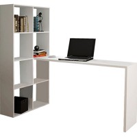 ESTANTE COM ESCRIVANINHA BRV MOVEIS - C/ 8 PRATELEIRAS