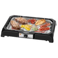 CHURRASQUEIRA ELETRICA MONDIAL 2000W - C/ CONTROLE DE TEMPERATURA - PRETA/INOX