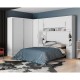 GUARDA ROUPA MODULADO C/ 9 PORTAS 5 GAVETAS PINTURA EM ALTO BRILHO