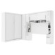 GUARDA ROUPA MODULADO C/ 9 PORTAS 5 GAVETAS PINTURA EM ALTO BRILHO