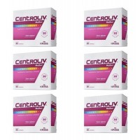 KIT C/ 6 SUPLEMENTOS ALIMENTARES CENTROLIV MULHER - 75G 30 COMP