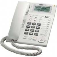 TELEFONE FIXO PANASONIC COM TELA LCD - C/ CONTROLE DE VOLUME AUSCULTADOR - BRANCO