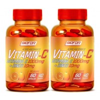 SUPLEMENTO VITAMINA C BIOFOR - 10MG 60 CAPSULAS 4 CAIXAS