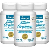 SILICIO ORGANICO TIAJARU 450MG - C/ 60 CAPSULAS - 3UND