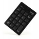 TECLADO NUMERICO S/ FIO  KNUP C/USB  - 20 TECLAS 10M