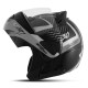 CAPACETE P/ MOTO PRO TORK ROBOCOP - PRETO TM 58