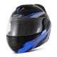 CAPACETE P/ MOTO PRO TORK ROBOCOP - PRETO TM 58