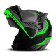 CAPACETE P/ MOTO PRO TORK ROBOCOP C/ BASE PRETO - TM 58
