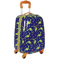 MALA ESCOLAR INFANTIL SESTINI - C/ 4 RODINHAS 360 GRAUS - DINOSSAURO