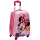 MALA INFANTIL SESTINI - C/ 4 RODINHAS EMBORRACHADAS - MINNIE MOUSE