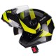 CAPACETE P/ MOTO PEELS C/ VISOR SOLAR - BASE PRETA -TM 56