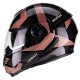 CAPACETE P/ MOTO PEELS C/ VISOR SOLAR - BASE PRETA -TM 56